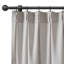 2 pièces 40 x 90 po, rideau en polyester de 300 g / m² avec 7 plis de plis par pièce