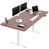Dark Walnut/White