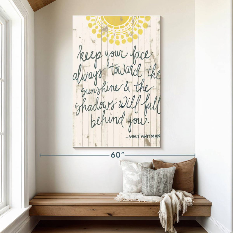 Tergel Sun Quote II, H 51 po x l 34 po