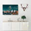 Taipei City Taiwan In Abstract - Wrapped Canvas Print-844512570