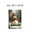 Funny Christmas Snowman Unframed Canvas Wall Art  24" X 36"