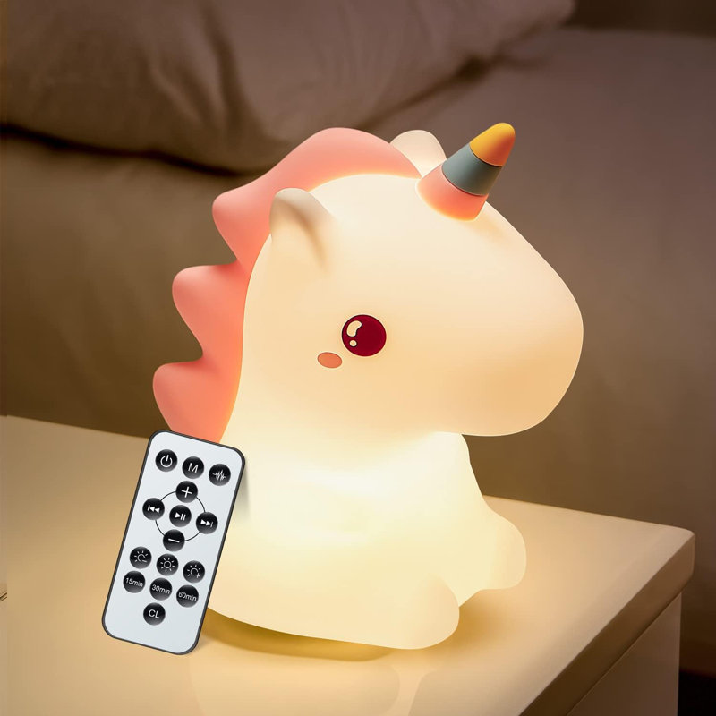 Mignonne veilleuse licorne