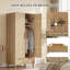 Armoire garde-robe 2 portes 1 tiroir-865661058