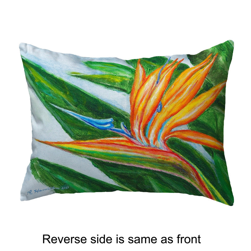 Outdoor Reversible Throw Pillow