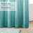 Gradient Colour Printed Bubble Gauze Shower Curtain