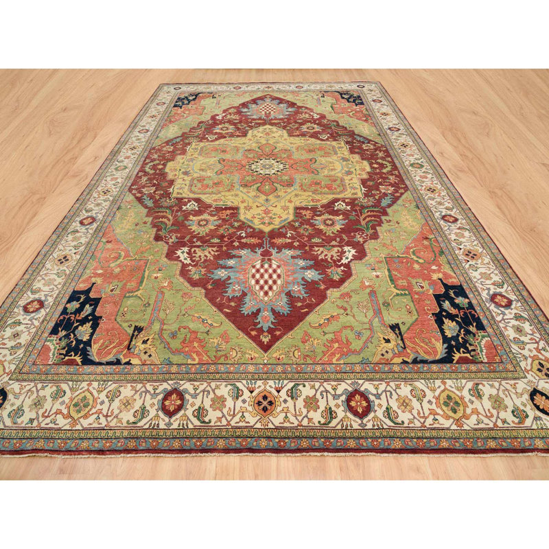 Tapis unique 12 pi x 18 pi 2 po Saahir