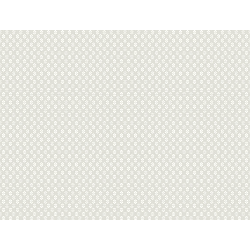 Papier peint floral gris Brioni, Gris
