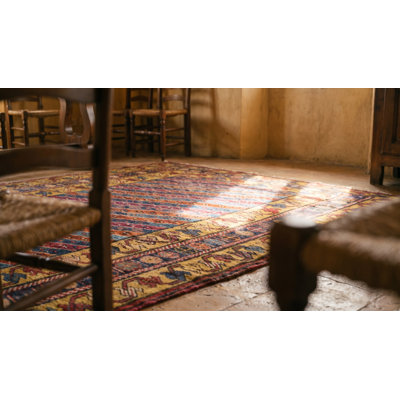 Tapis tribal à motif géométrique Karabagh
