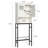 Over The Toilet Storage Cabinet, Above Toilet Storage With Double Doors And Soft Hinges Over Toilet Storage Shelf-1101477355