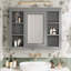 Pharmacie murale 35 "x 27,5" avec miroir-1867574288
