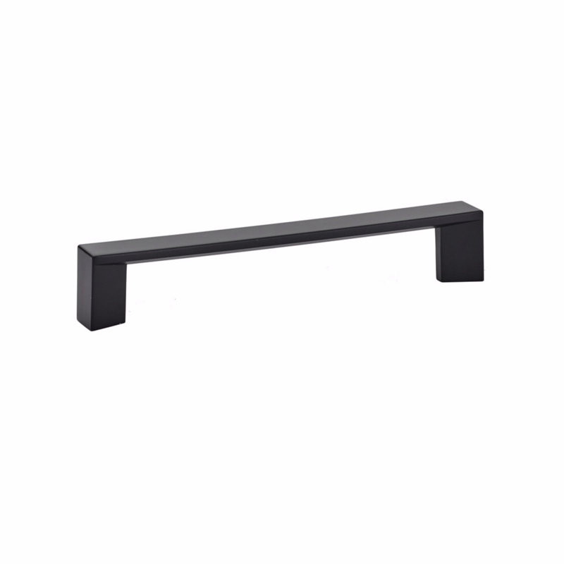 Emtek Trinity Cabinet Pull 5" cc, Flat Black, 5"