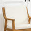 Chaise de salle à manger d'extérieur en bois d'acacia avec coussins amovibles (ensemble de 2)-506286354
