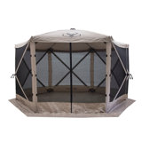 10 pi. L 10 pi. D Pavillon de jardin en fibre de verre