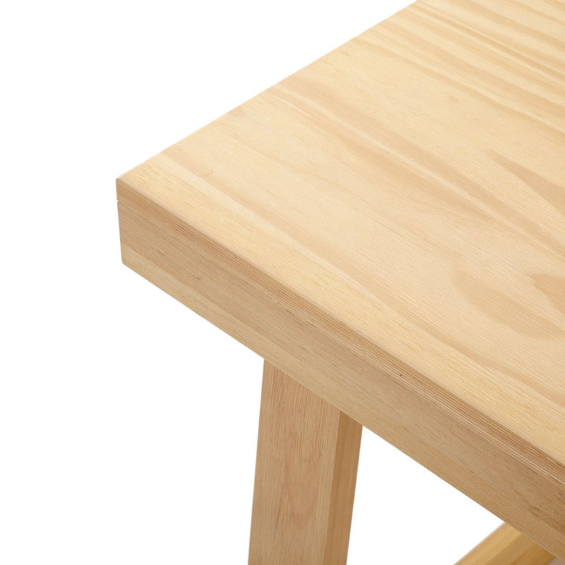 Table d'appoint rectangulaire Coleman, 25 po, Blond