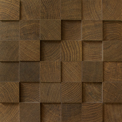 Bespoke Wood 2X2 3D Mosaic Wenge