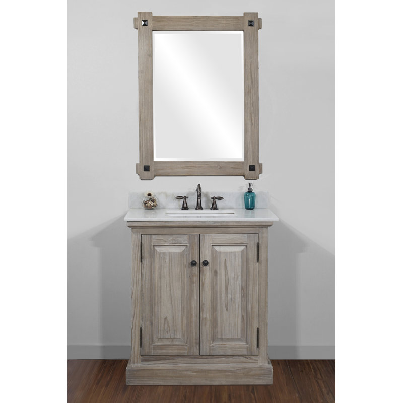 Ensemble de meuble-lavabo simple 30 po Esponga, Blanc