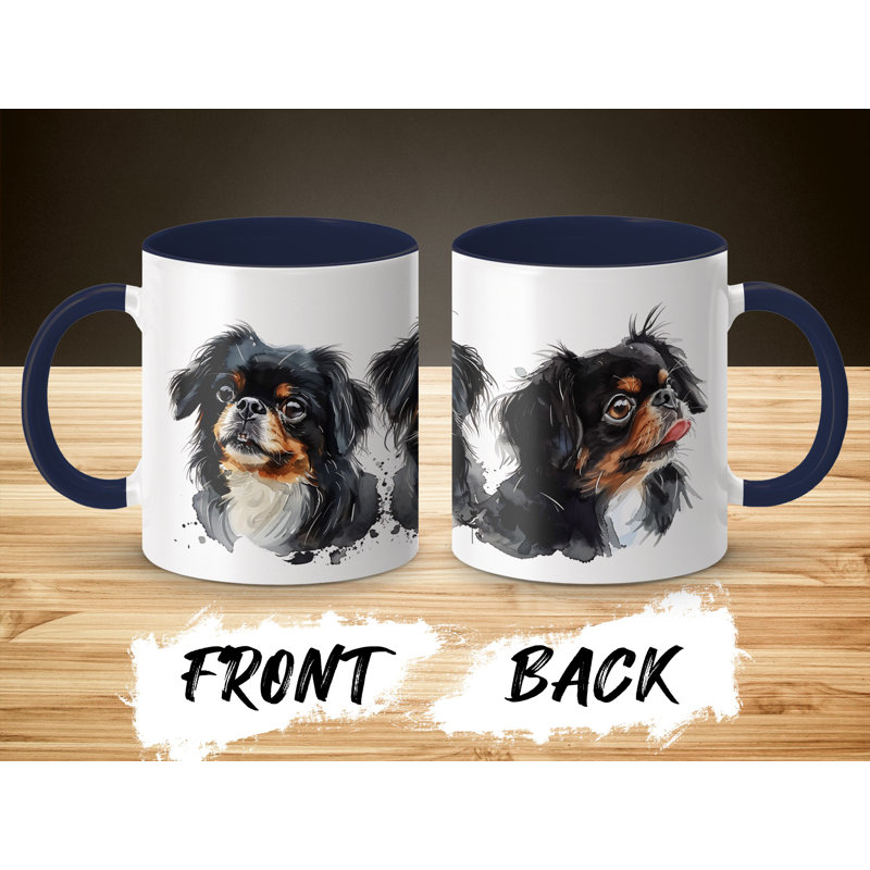 Ceramic Coffee Mug, 2, Navy
