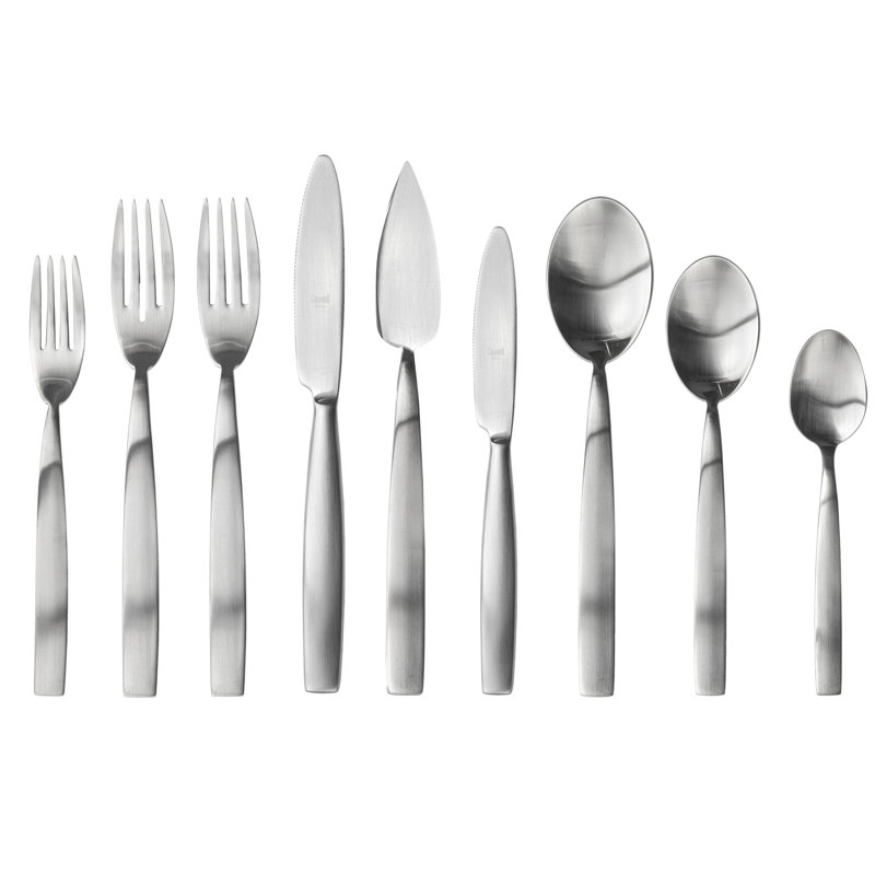 MEPRA Mediterranea Stainless Steel Flatware Set - Service for 6, Silver