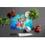 Hippie Animal Malvi Cow Glass Cutting Board