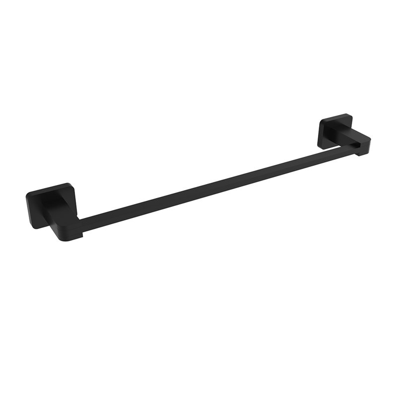 Porte-serviettes mural 18 po Spark, Noir mat, 1.8" H x 18" W x 2.8" D