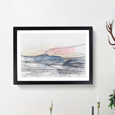 Mountains in Tromso Norway - Picture Frame Graphic Art Print