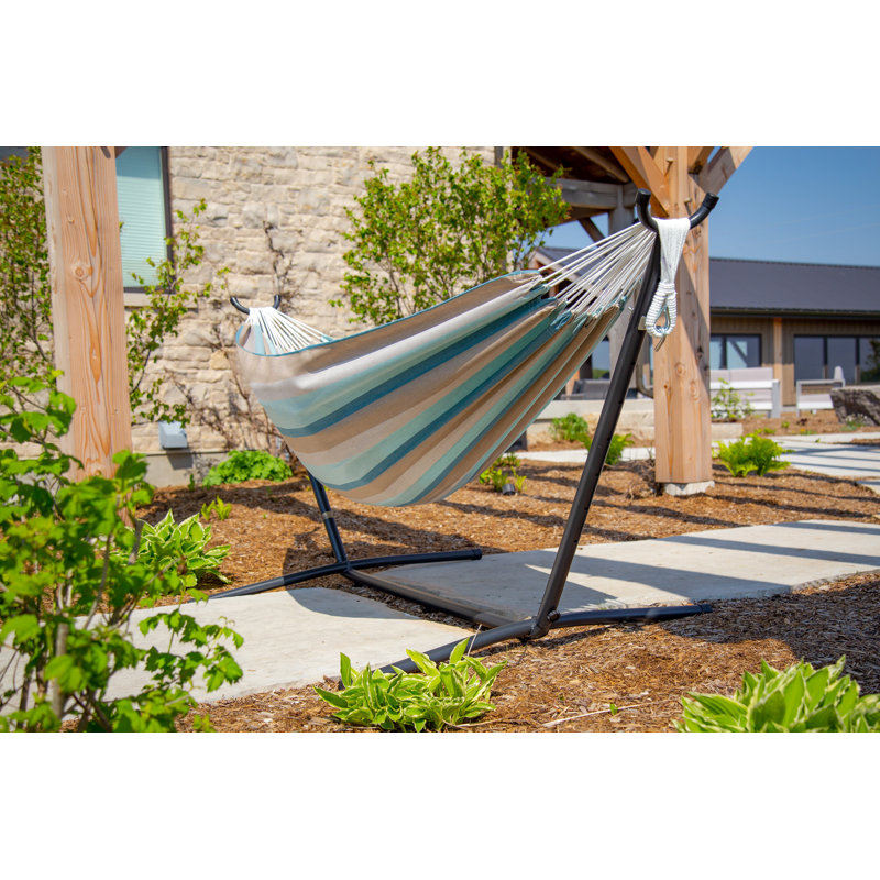 Tessa Double Hammock with Stand, Gateway Mist
