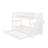 Fazer Kids Twin Over Twin Bunk Bed with Trundle-219402519
