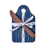 Mini Appetizer Board - Navy - White Ribbon