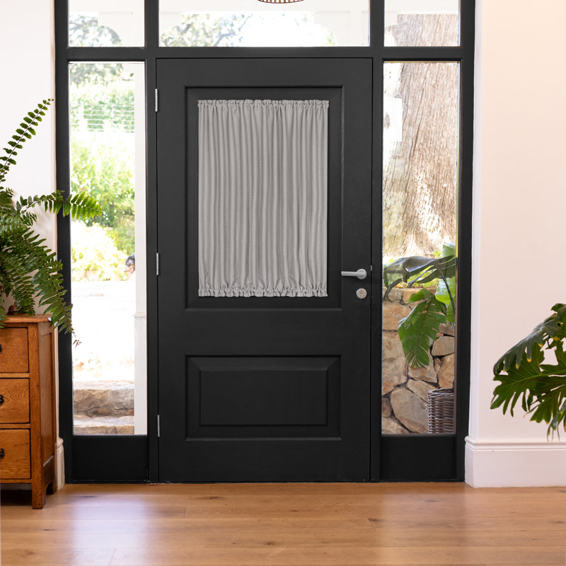 Panneau de rideau simple Lamesa, L 54 po x L 40 po, Gris