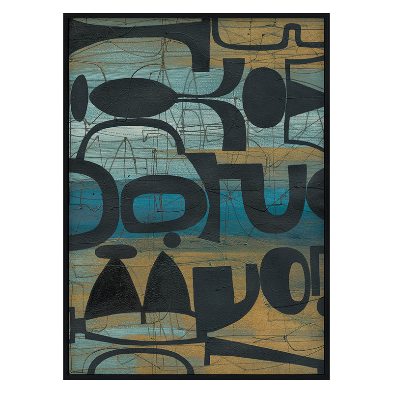 Puzzle Print by Morlock, Jody, 38" H x 50" W, Black Framed