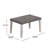 HAMPTON WOOD + WICKER OTTOMAN