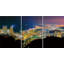 Busan Skyline at Night - 3 Piece Acrylic Print