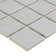 Slate Attaché 2" x 2" Ceramic Mosaic Tile in Meta White