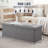 Torryn Linen Upholstered Storage Bench-613409974