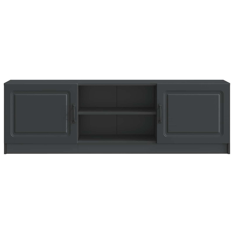 Unfinished TV Stand, 47cm H x 150cm L x 31cm W, Black