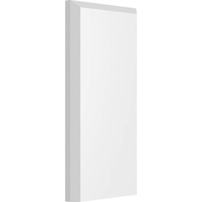 Socle standard avec bord biseauté, H 7 po x l 3,5 po x p 0,5 po