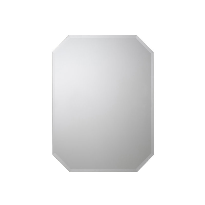 45mm W 60mm H Frameless Medicine Cabinet Mirror 1 Fixed