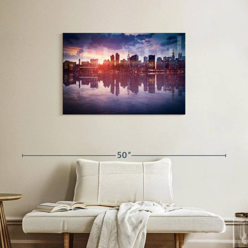 Ravi New York Abstract, 24" H x 36" W