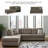 Upholstered L-Shaped Sectional-90654598-90630162