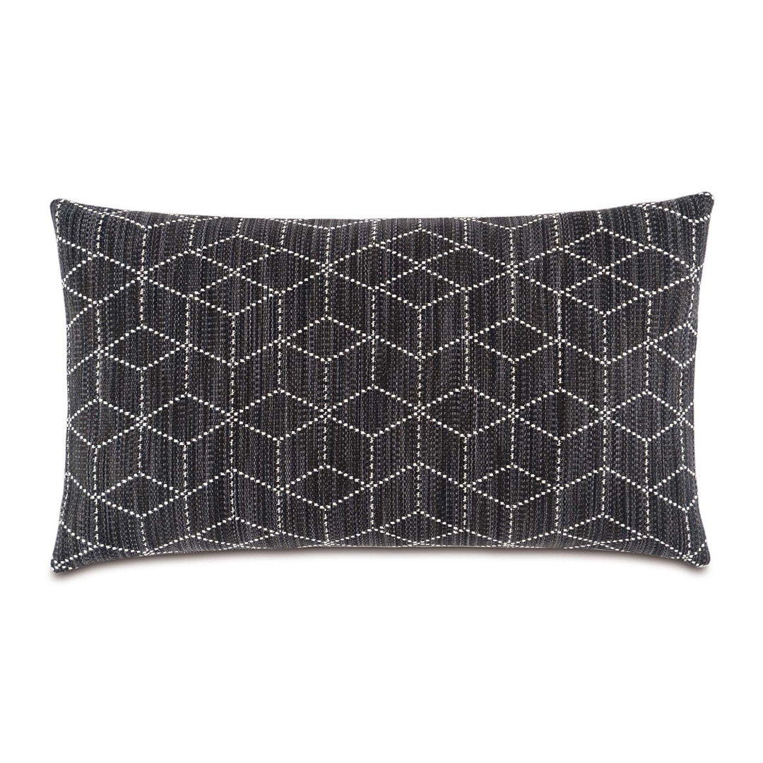 Bale Cotton Blend Reversible Throw Pillow Eastern Accents