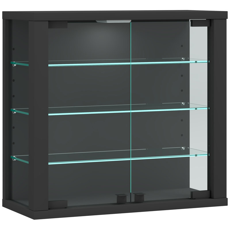 Cecilius Display Cabinet, Anthracite