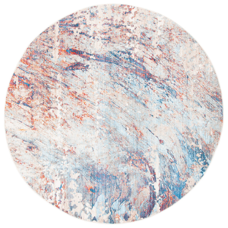 Stefanski Performance Abstract Rug, Round 5'