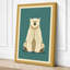 Gentle Bear Modern - Wrapped Canvas-1126958640-1126958644