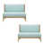 Similicuir bleu clair