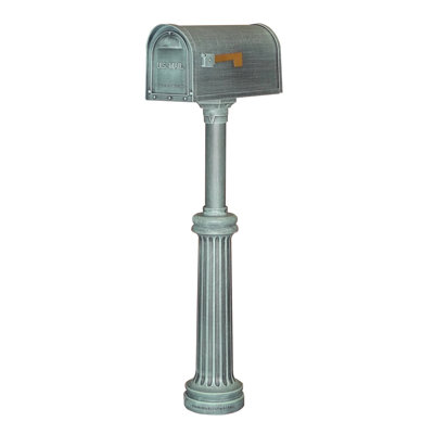 Aluminum Post Mounted Mailbox