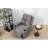 30.71" Wide Chenille Push Back Recliner With USB Charging Ports, And Built-In Cup Holders-112699630