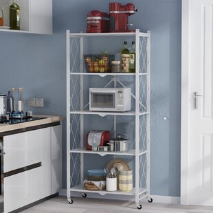 SMOOL Kitchen Pantry Storage Cabinet, 71'' Freestanding Kitchen Storage Cabinets with 3 Drawers, White, Size: 14.6D x 35.4W x 71H