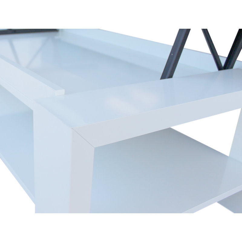 Sukhraj Lift Top Four Leg Coffee Table with Storage, H44 x L100 x W50cm