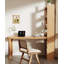 Bureau rectangulaire en bois massif Burlywood-116460523