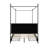 Zahiya Upholstered Metal Storage Canopy Bed-2131505598